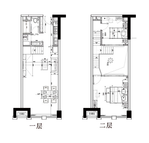 兩房兩廳一廚一衛