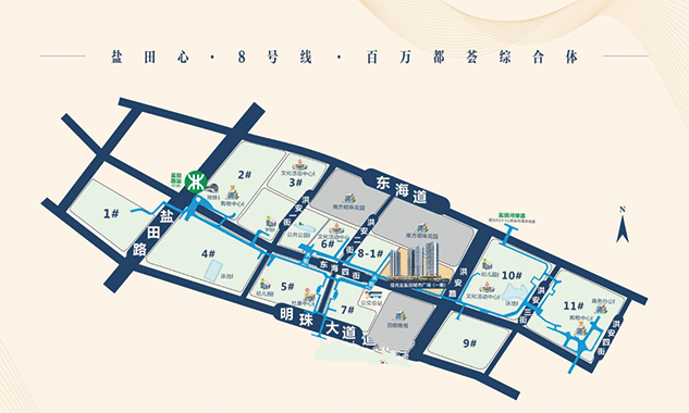 佳兆業鹽田城市廣場沙盤圖區(qū)位圖