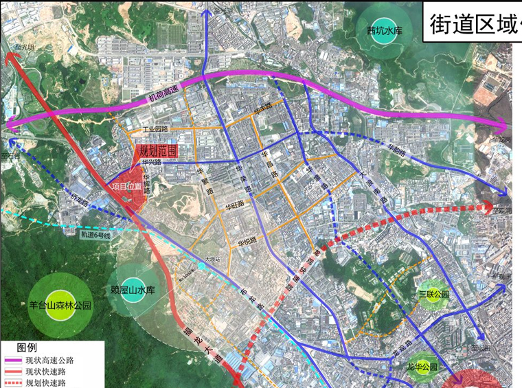 ，卓越龍華一舊改規劃修改獲批—大浪街(jiē)道上下橫朗城市更新(xīn)單元